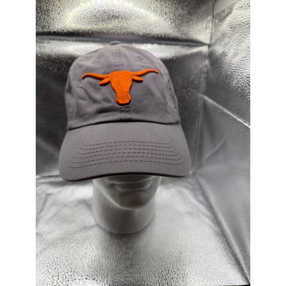 Longhorn Headwear Texas Longhorns Hat Gray Burnt Orange Adjustable Cap U602M